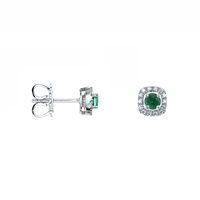 Earrings Bertani & Co. Woman in White Gold Smeraldo 0.2 Ct GOR3DCCB - GOR3DCCB
